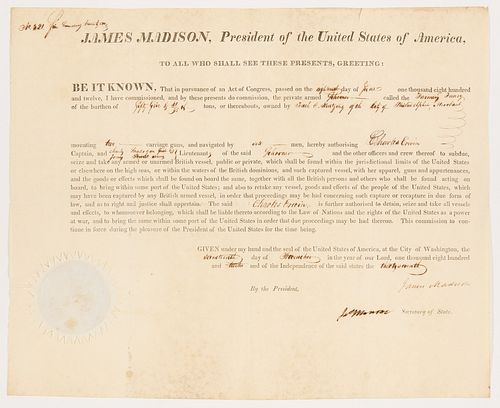 James Madison Commission Document