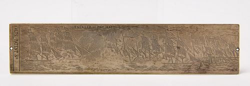 Colt's Patent Silver Plate - Battle of Campeche