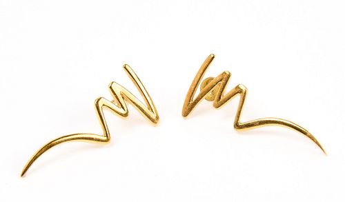 Tiffany Gold Earrings by Paloma Picasso