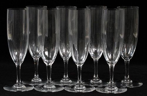 BACCARAT 'MONTAIGNE-OPTIC' CHAMPAGNES 8