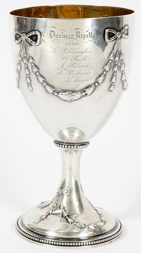 ENGLISH STERLING TROPHY CUP C.1780 JOHN ROBINS