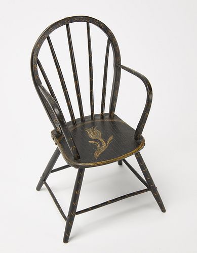 Rare Cabinet Maker's Windsor Chair Sample