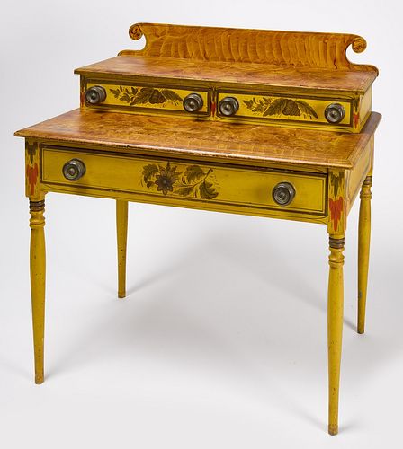 Federal Paint-Decorated Dressing Table