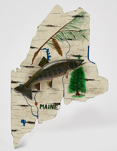 Lawrence Irvine Fish Plaque