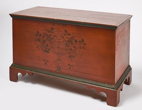 Joel Palmer Paint-Decorated Blanket Chest