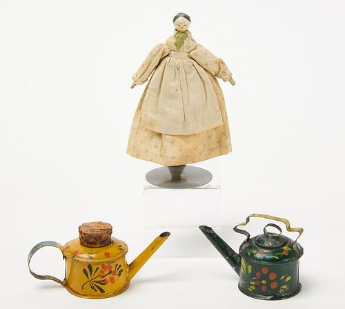 Miniature Doll and Tole Teapots