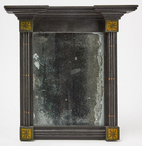 Mirror with Paint-Decorated Frame