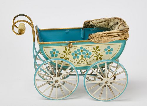 Miniature Doll's Baby Carriage