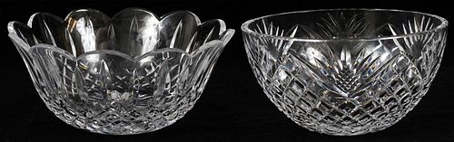 WATERFORD CRYSTAL BOWLS TWO