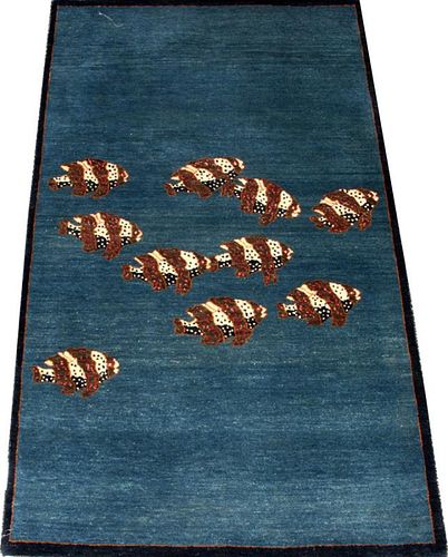 OLD WORLD CLASSICS INDIAN HAND WOVEN WOOL RUG