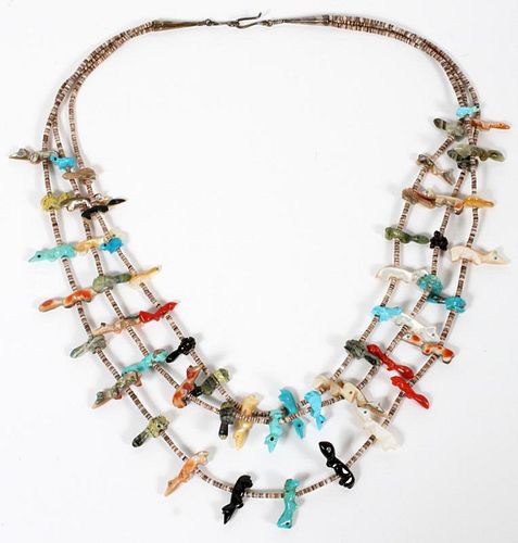 INDIAN MULTI STONE NECKLACE