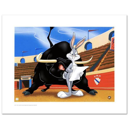 "Bully for Bugs" Limited Edition Giclee from Warner Bros., Numbered with Hologram Seal and Certificate of Authenticity.