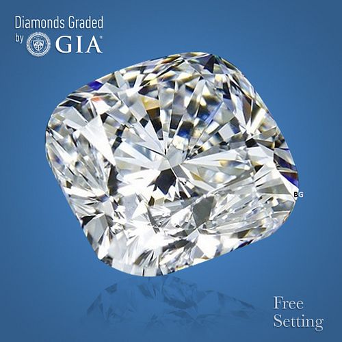 3.03 ct, D/VS2, Cushion cut GIA Graded Diamond. Appraised Value: $184,000 