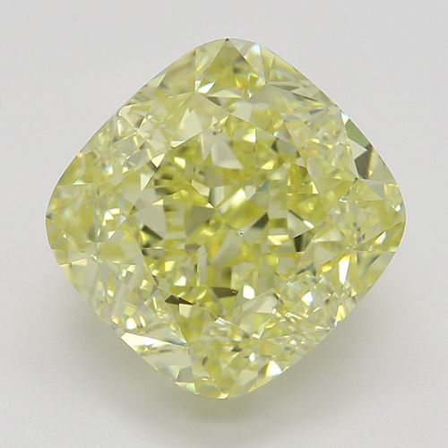 3.02 ct, Natural Fancy Intense Yellow Even Color, VS1, Cushion cut Diamond (GIA Graded), Appraised Value: $152,700 