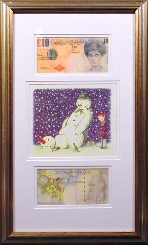 Banksy, After: Difaced Tenner and Rude Snowman