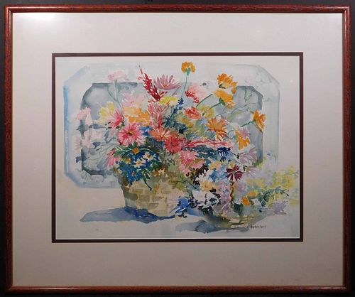 Angelina Wood: Basket of Flowers