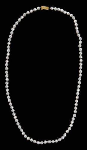 18kt. Pearl Necklace
