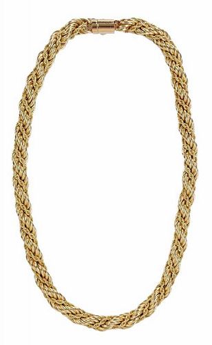 14kt. Twisted Chain Necklace