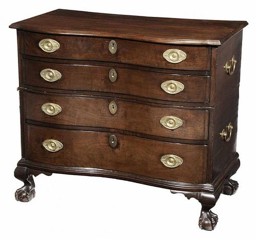 New England Chippendale Mahogany
