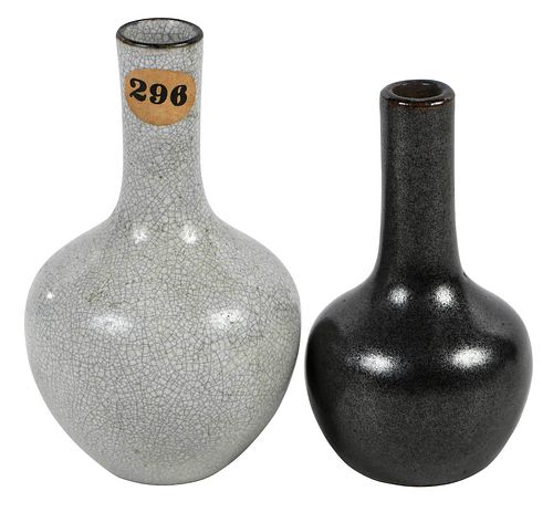 Two Chinese Porcelain Miniature Bottle Vases