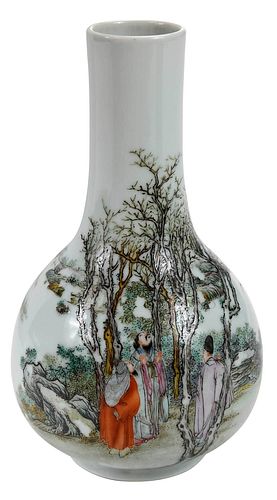 Chinese Porcelain Pear Shaped Vase