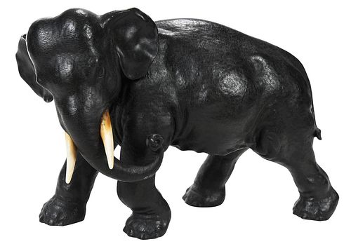 Finely Casted Japanese Bronze Elephant