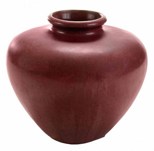 Fulper Vase with Rose Matte Glaze