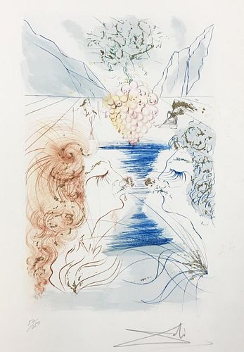Salvador Dali - Let Him Kiss Mee with the Kisses of his Mouth For Thy Love is Better than Wine