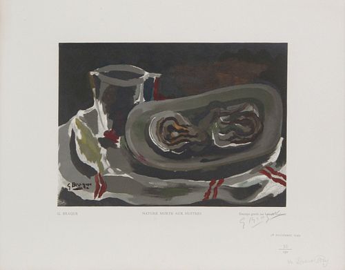 Georges Braque (After) - Nature Morte Aux Huitres