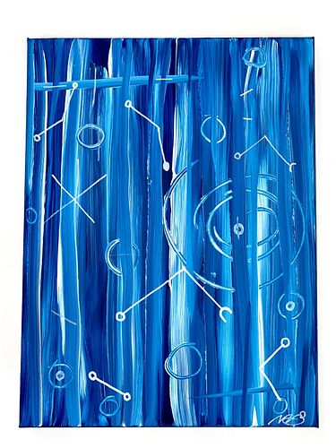 Matthew Steinberg - Blue Abstract
