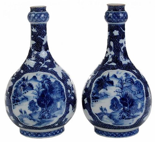Pair of Chinese Porcelain Guglets/