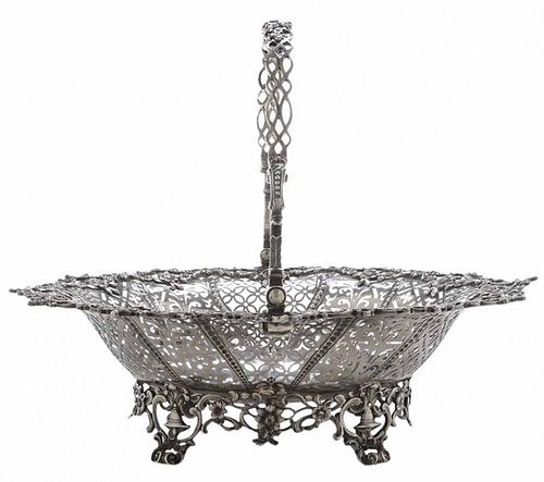 George III English Silver Basket
