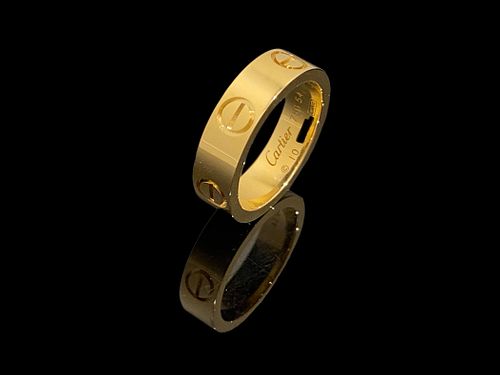 Cartier 18k Yellow Gold Love Ring Size 54