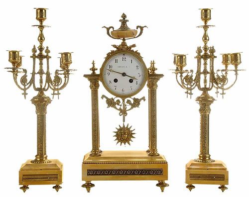 Tiffany &#38; Co. Portico Clock, with a