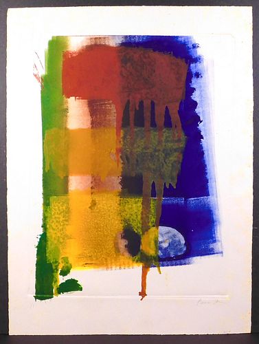 Abstract Expressionist Monotype