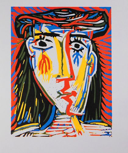 Pablo Picasso: Woman with a Hat