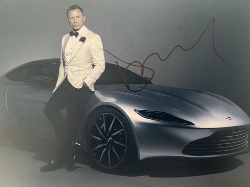 James Bond Spectre Daniel Craig signed photo