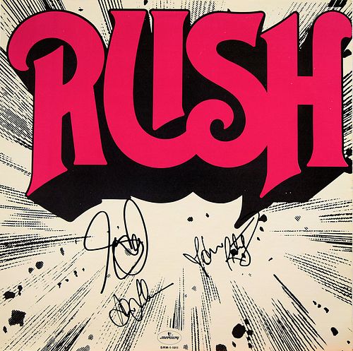 Rush signed debut album