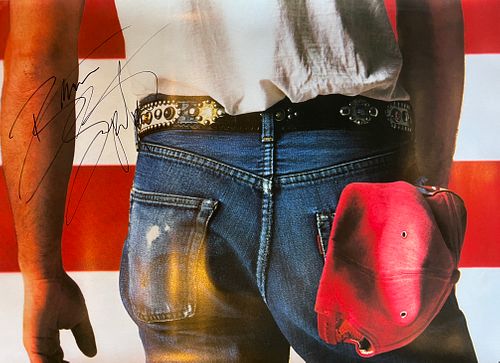 Bruce Springsteen Born in the USA signed poster