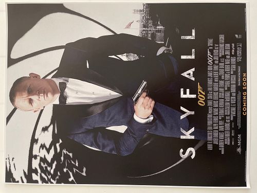 James Bond Skyfall mini poster