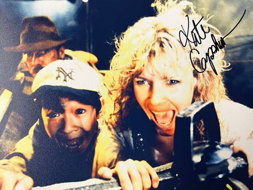 Indiana Jones and the Temple of Doom Kate Capshaw signed movie photo