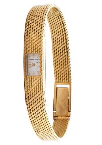 Audemars Piguet (Swiss) 18kt Yellow Gold Lady's Wristwatch, L 6.5''