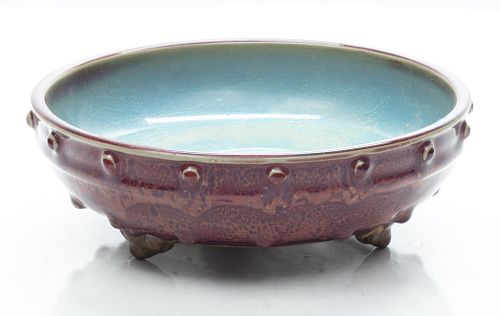 Chinese Sang De Boeuf Porcelain Bowl H 3'' Dia. 8.5''