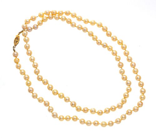 PEARL NECKLACE, 4 - 5MM L 30" 