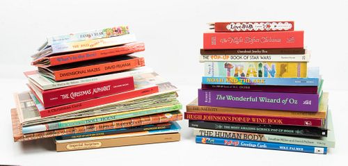 POP-UP 3-D CHILDREN'S BOOK COLLECTION, OVER 50 
