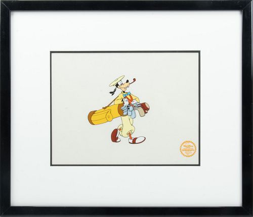 WALT DISNEY CO. LIMITED EDITION SERIGRAPH , H 6", W 6" (IMAGE), "HOW TO PLAY GOLF" 