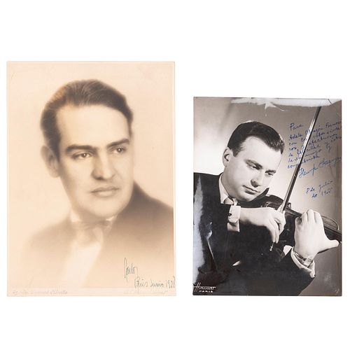 Studio G. L. / Harcourt Studio. Arq. Carlos Obregón Santacilia / Violinista. París, 1928 / 1955 Fotografías. Piezas: 2.
