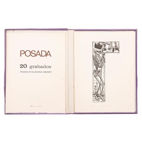 Rodríguez, Antonio. Posada: "El Artista que Retrató a una Época". México: Editorial Domés, 1977. Edición "A" caja con 20 grabados.