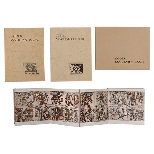 Colección  de Códices: Magliabechiano - Becker I - II - Manuscrit Tovar - Vaticanus 3373. Piezas: 4.