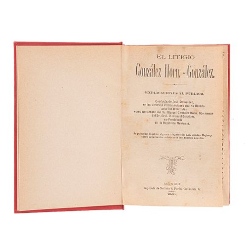 Miscelánea de Impresos Relativos a Michoacán. Morelia, 1900 - 1901. 15 obras en un volumen.